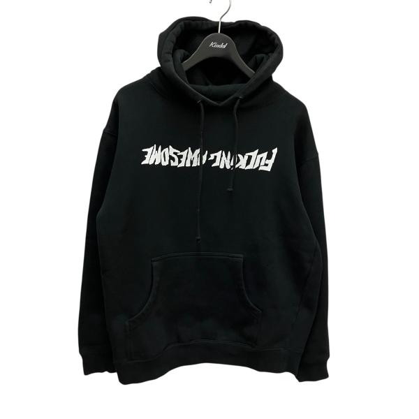 ファッキングオーサム Fucking Awesome フロントロゴパーカー ブラック サイズ：M