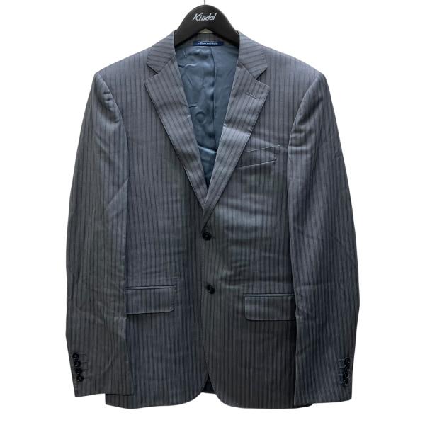 カナーリ CANALI ストライプジャケット グレー サイズ：46 