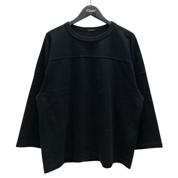 COMOLI（コモリ） フットボールTシャツ ブラック サイズ：2