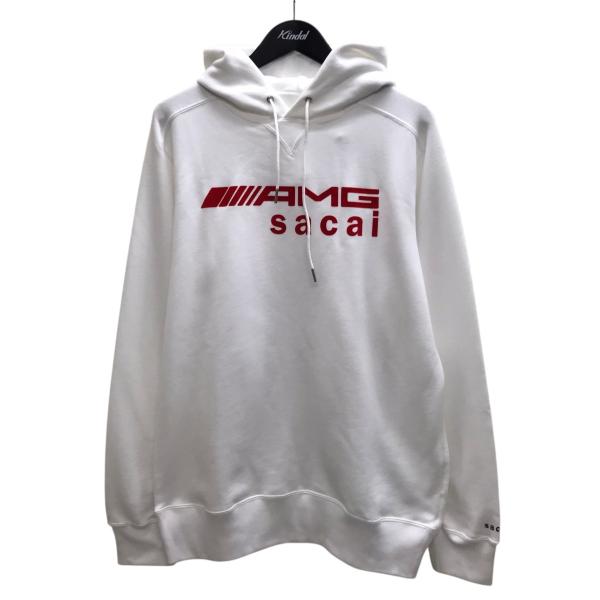 sacai（サカイ） 【値下げ】sacai×AMG ロゴフーディー ホワイト サイズ