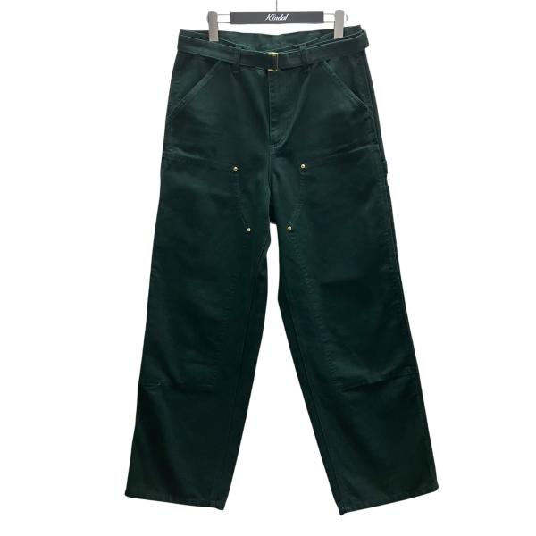 sacai サカイ カーゴパンツ サイズ3 日本製【R2DD】 sacai（サカイ） 【値下げ】sacai×CarHartt Duck Pants カーゴパンツ