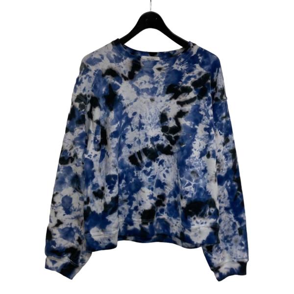 WELDER ウェルダー WELLDER 23AW Basket Dyeing Crew Neck Sweat 総柄 