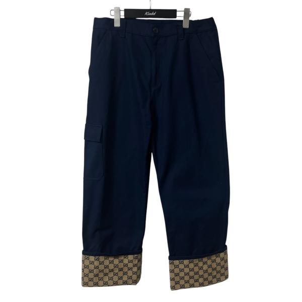 GUCCI（グッチ） 【値下げ】GUCCI GG柄コットンキャンバスパンツ