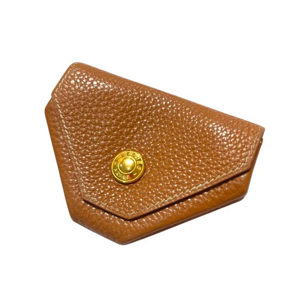 HERMES エルメス　コインケース　ルヴァンキャトル　ブラウン　D刻印 HERMES 【値下げ】HERMES □D刻印 コンパクトコインケース ル