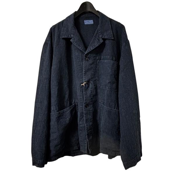 ヘリル HERILL 25SS Linen P41 Coverall Jacket ワッシャー加工 ヘリル HERILL 25SS Linen P41 Coverall Jacket ワッシャー加工