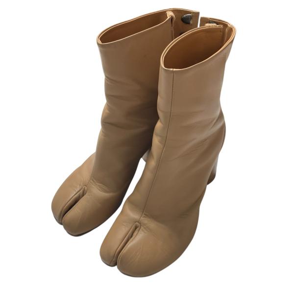 ⭐︎新品⭐︎ 裏張り済み　マルジェラ　足袋　ブーツ　ベージュ　38 Maison Margiela（メゾンマルジェラ） 【値下げ】Maison Margiela 足袋