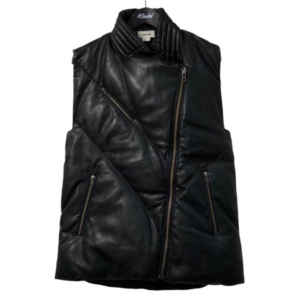 HELMUT LANG ヘルムートラング　ジレ　ベスト　スーツベスト　美品　黒 HELMUT LANG（ヘルムートラング） 【値下げ】HELMUT LANG Lambskin