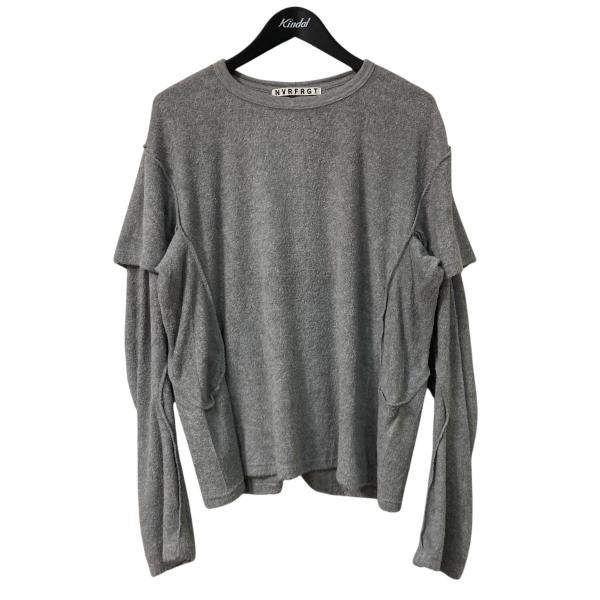 ネバーフォーゲット NVRFRGT Terry Double Layer Long Sleeve T-shirt