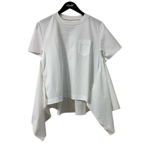 sacai（サカイ） sacai 25SS ドッキングTシャツ 25 08179 ホワイト