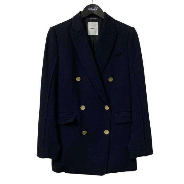 ebure エブール ウールダブルブレスト テーラードジャケット