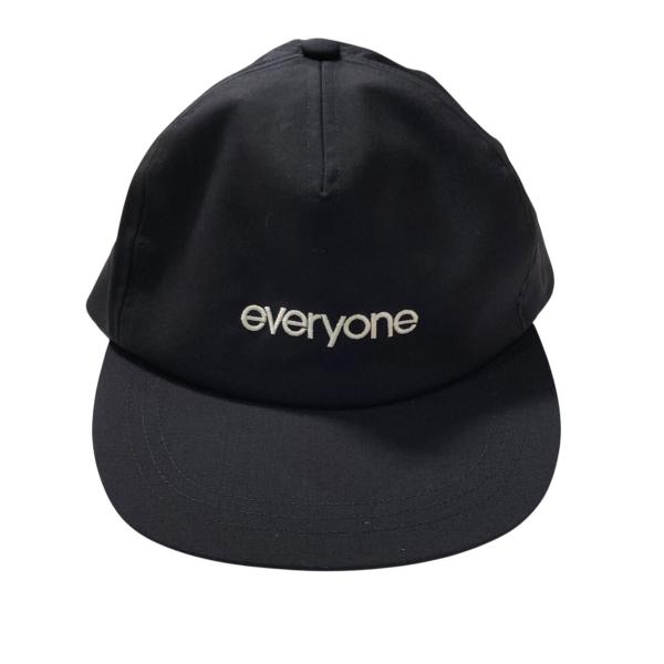 everyone キャップ　BLACK エブリワン everyone Original Logo Tropical Wool Cap ロゴ刺繍