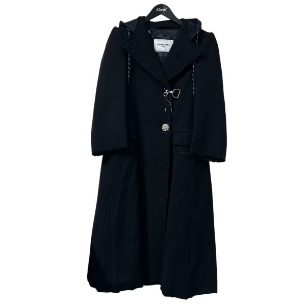 BALENCIAGA（バレンシアガ） チェスターコート 698886 ブラック サイズ