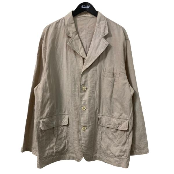 【希少】COMME des GARÇONS HOMMEプルオーバー リネン Comme des Garçons HOMME グレー リネン ロンT フェード