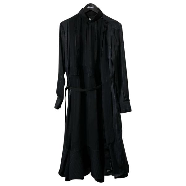 sacai（サカイ） 【値下げ】sacai シャツワンピース 22-06329 ブラック