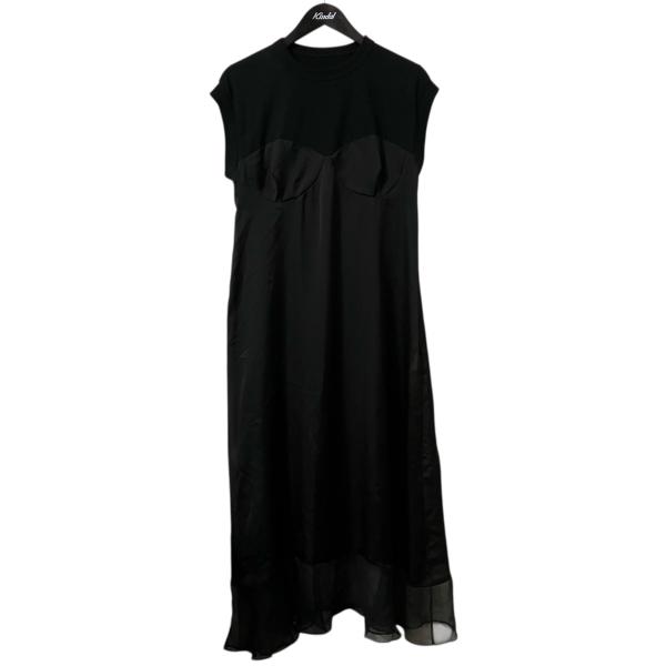 sacai（サカイ） ノースリーブワンピース 23-06562 ブラック サイズ：2