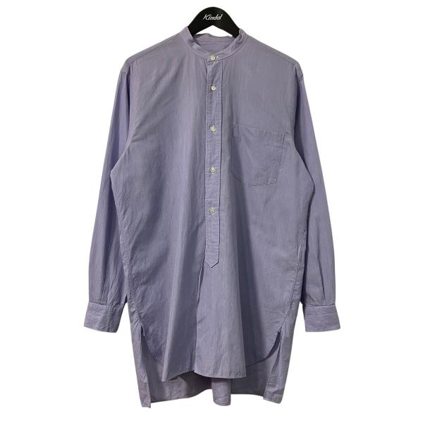 COMOLI（コモリ） バンドカラーシャツ W03-02002 バイオレット サイズ