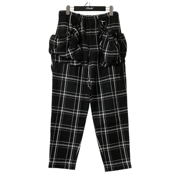 セブンバイセブン SEVEN BY SEVEN MEXCAN BLANKET POCKET PANTS テーパードパンツ 800 2140031 ブラ