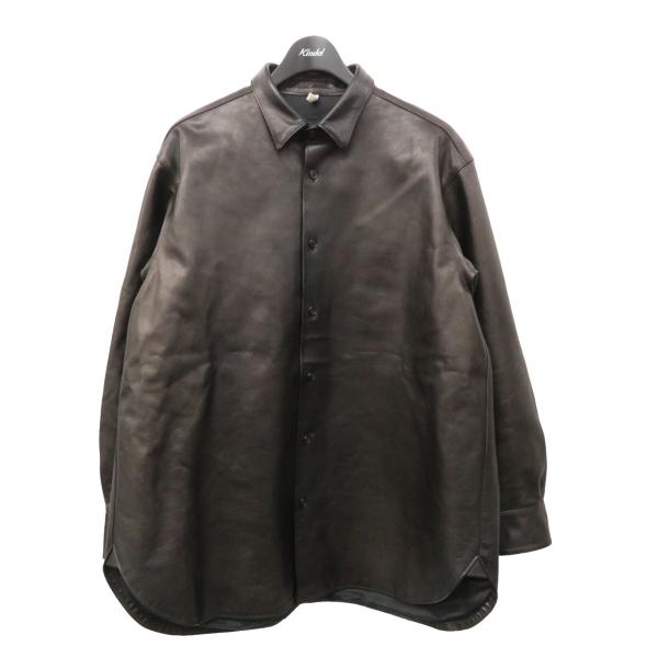 【値下げ】CCU レザーシャツジャケット WAGAMAMA別注 ブラック サイズ：3 (EC)