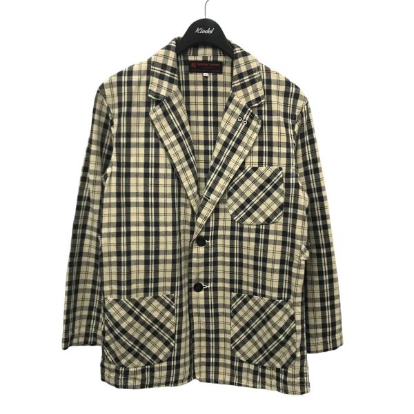 値下げ】Hidehiko Yamane(EVISU) チェック テーラードジャケット 