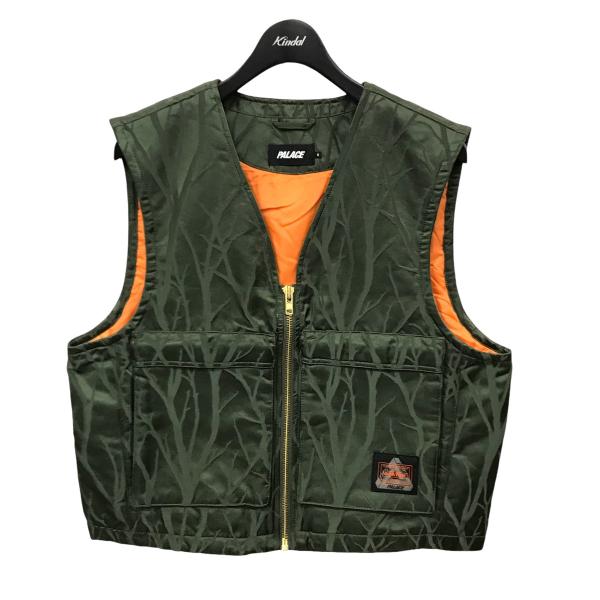 【限定コラボ】PALACE PORTER FIELD VEST OLIVE L PALACE（パレス） 【値下げ】PALACE×PORTER TANKER FIELD VEST ベスト