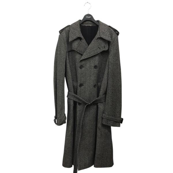 Dior HOMME 【値下げ】Dior Homme エディ期 ヘリンボーン トレンチ