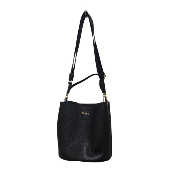 FURLA（フルラ） バケツ型ショルダーバッグ ブラック : カインドオル