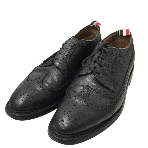 【美品】THOM BROWNE トムブラウン ペブルグレインレザーシューズ 43 THOM BROWNE（トム ブラウン） 【値下げ】Thom Browne 程度c ペブル