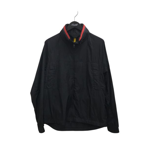 MONCLER ブラックナイロンジャケット MONCLER モンクレール ナイロンジャケット M2141 ブラック サイズ：1