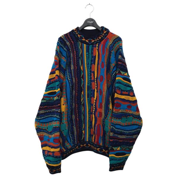 クージー Coogi 3Dニット マルチカラー サイズ：M
