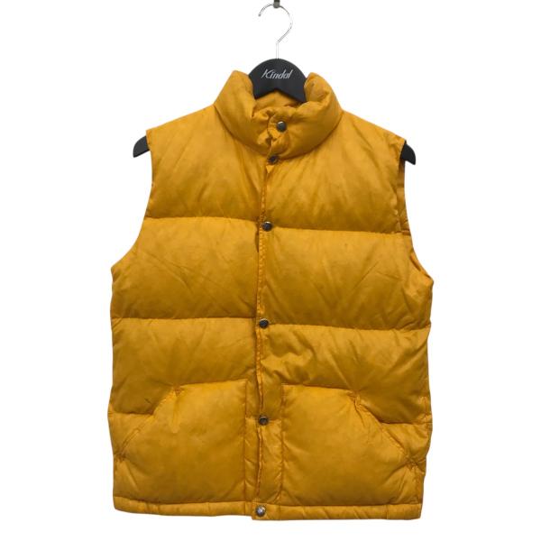 THE NORTH FACE（ザ ノースフェイス） 茶タグ ダウンベスト イエロー