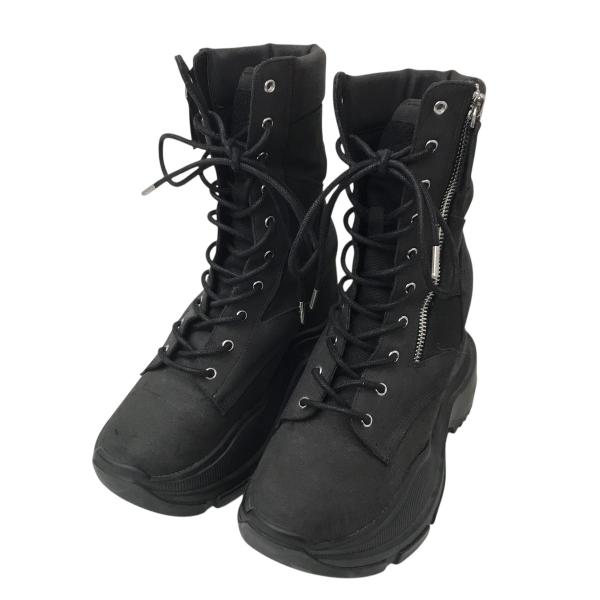 イエロ YELLO BAISEN SHORT BOOTS ブーツ ブラック サイズ：L