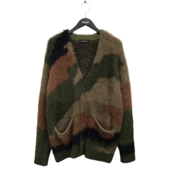 メルヴィンス MLVINCE 23AW CAMO CARDIGAN ニットカーディガン