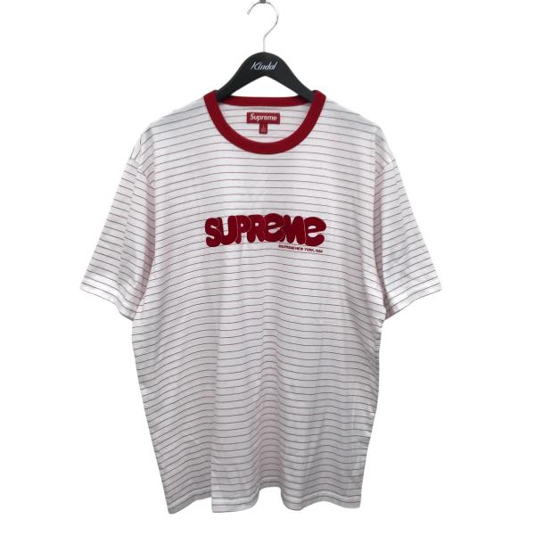 Supreme bubble s/s top サイズＬ Supreme（シュプリーム） Supreme 25SS Bubble S S Top ボーダーT