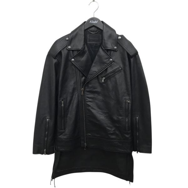 DIESEL BLACK GOLD ディーゼルブラックゴールド 燕尾 レザー ダブル