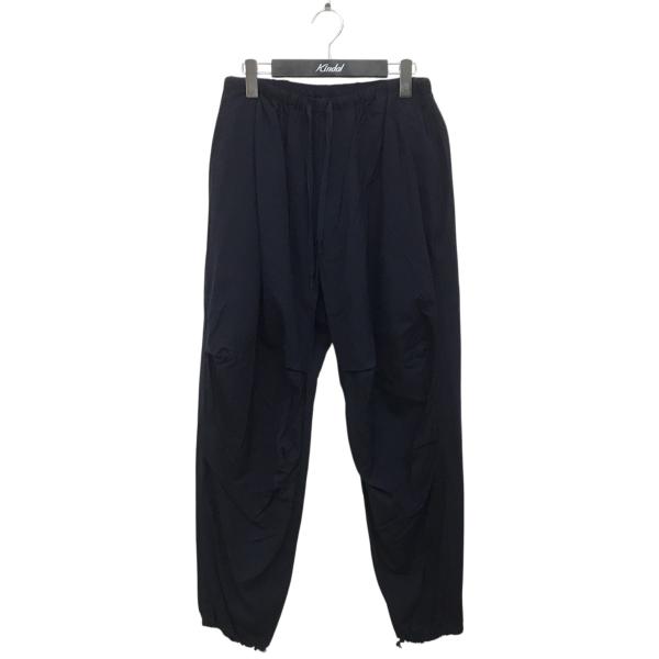 【1/4 21:00値下げ】COMOLI size1 COMOLI（コモリ） ウール ニータック パンツ Z01-03016 ネイビー