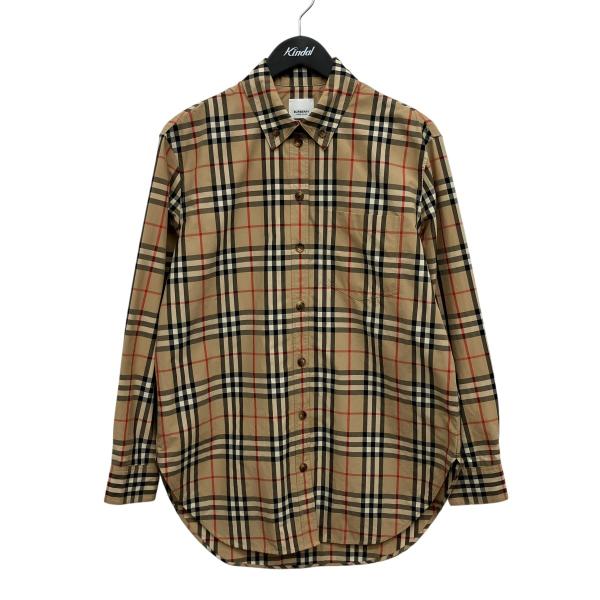 週末お値下げ.Burberry チェック柄 長袖シャツ ベルト付き⭐︎ BURBERRY（バーバリー） 【値下げ】BURBERRY ヴィンテージノバチェック