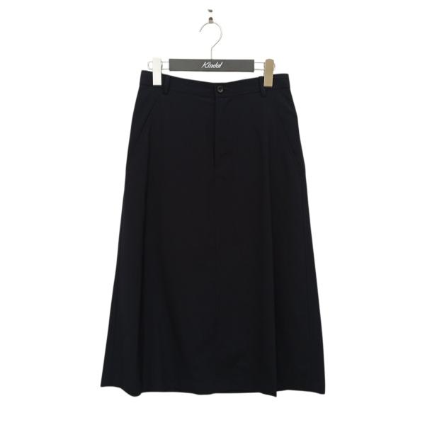COMME des GARCONS 【値下げ】COMME タックデザインワイドスカート RI