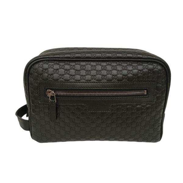 GUCCI（グッチ） マイクロ グッチシマ セカンドバッグ 419775 ブラック