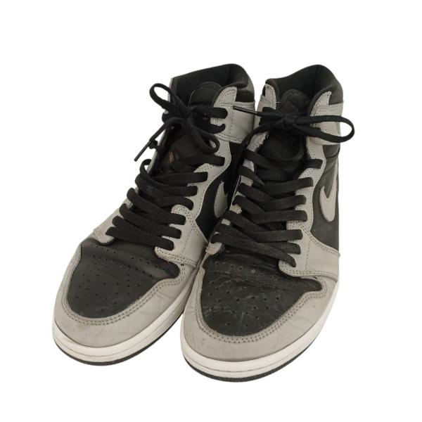 ナイキ NIKE RETRO HIGH OG ハイカットスニーカー 555088-035 グレー サイズ：28.0cm