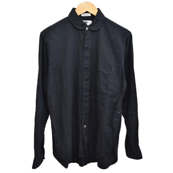 Engineered Garments ラウンドカラージャカードシャツ ブラック サイズ 