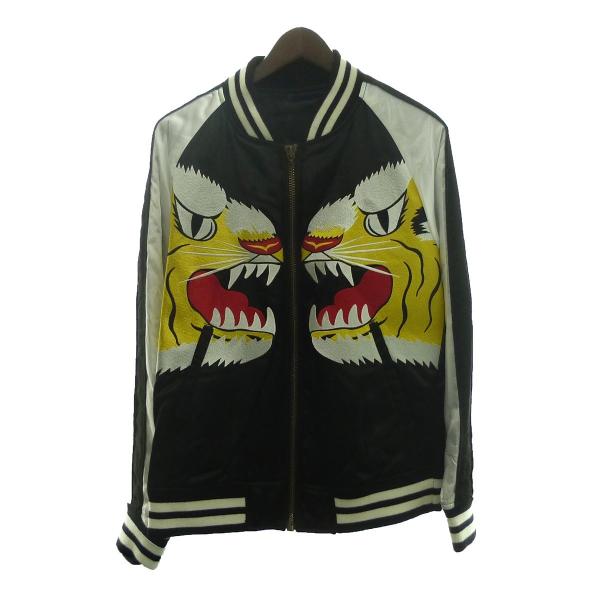 【値下げ】ANREALAGE 19AW「ZOOM SUKA JAN」ズームスカジャン ブラック×ホワイト サイズ：48 (原宿店)