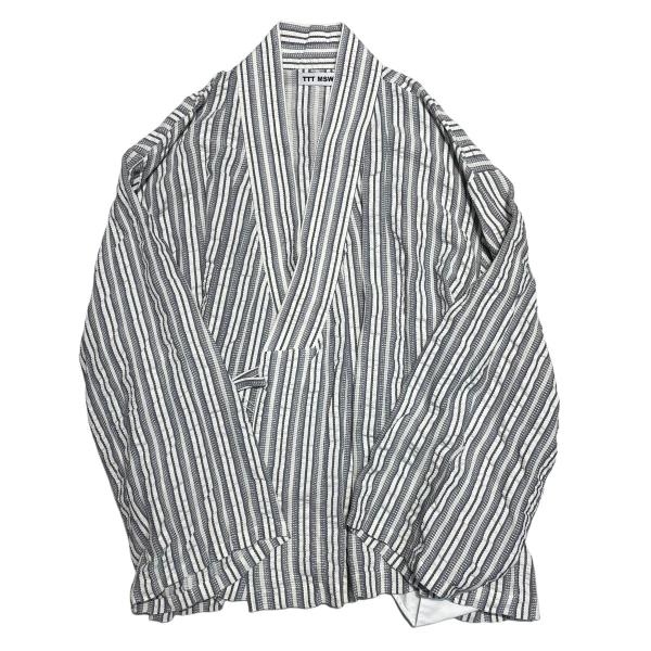 ティー TTT MSW KIMONO STRIPE SHIRT ホワイト サイズ：L