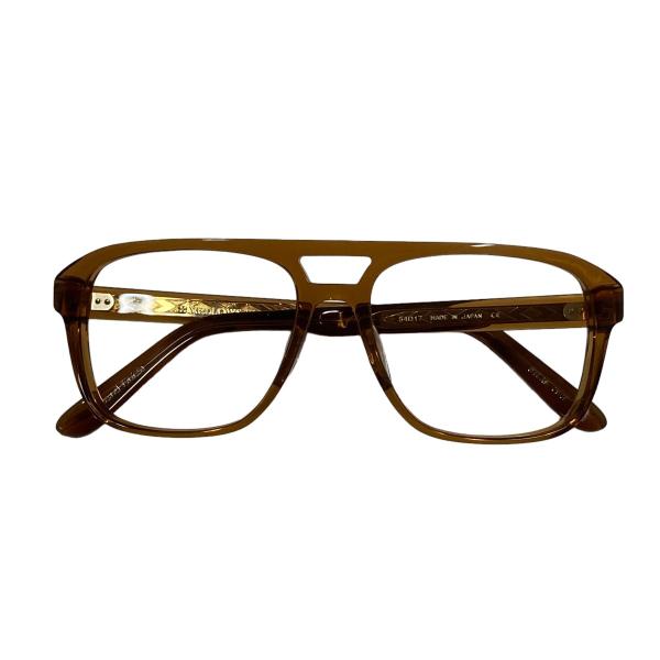 YELLOWS PLUS イエローズプラス SILAS 眼鏡 ブラウン サイズ：54□17  