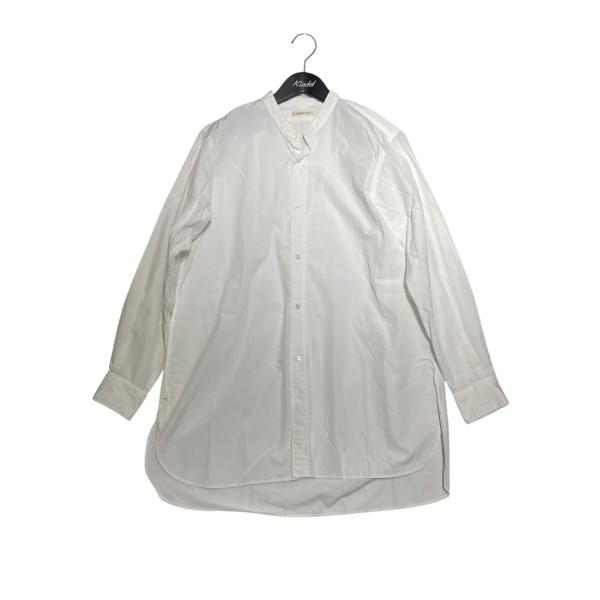 b*2様 HEUGN ユーゲン バンドカラー シャツ 003 size 4 白 kindal_8039000995643