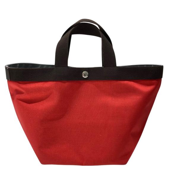 Herve Chapelier エルベシャプリエ 舟形トートバッグ レッド