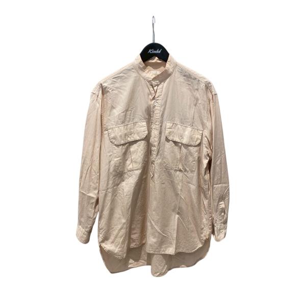 COMOLI コモリ プルオーバーカーゴシャツ T01-02005 ピンク