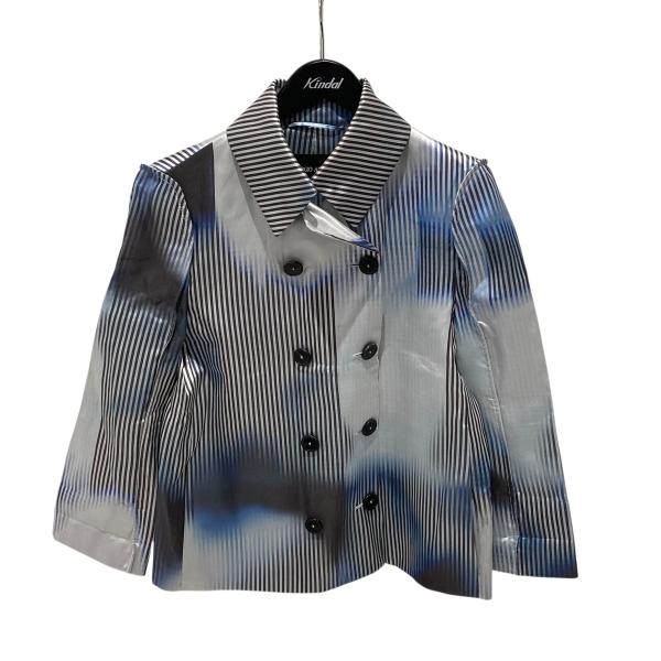 GIORGIO ARMANI ジョルジオ・アルマーニ ストライプ ダブルジャケット