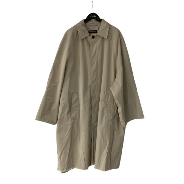 BALENCIAGA ステンカラーコート 44 ベージュ 中古・古着通販】BALENCIAGA (バレンシアガ) ライナー付ステンカラー