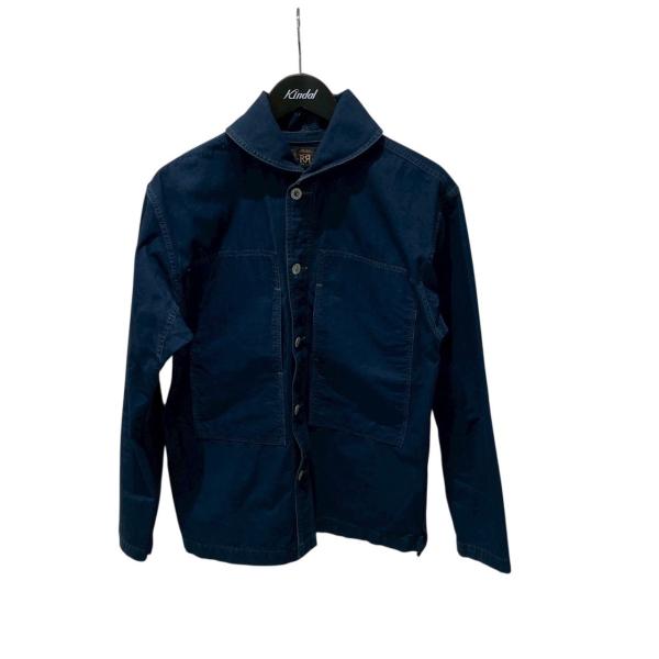 RRL /ダブルアールエル/ショールカラー ボーダーシャツ/M パープル RRL /ダブルアールエル/ショールカラー ボーダーシャツ/M パープル