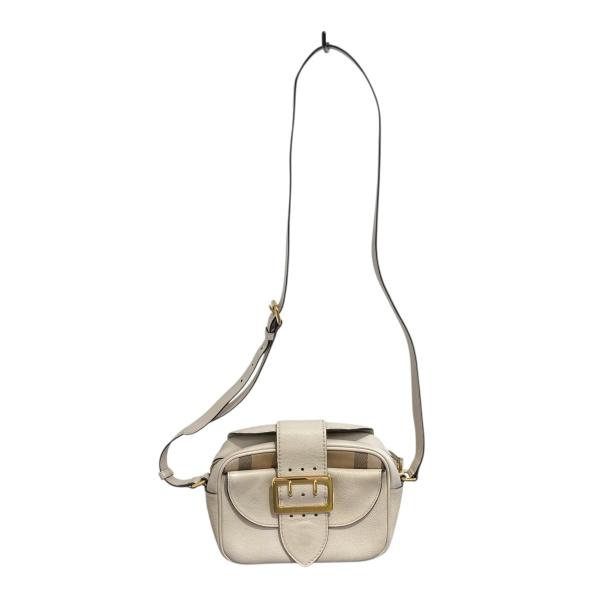 BURBERRY（バーバリー） ノバチェック ショルダーバッグ ホワイト